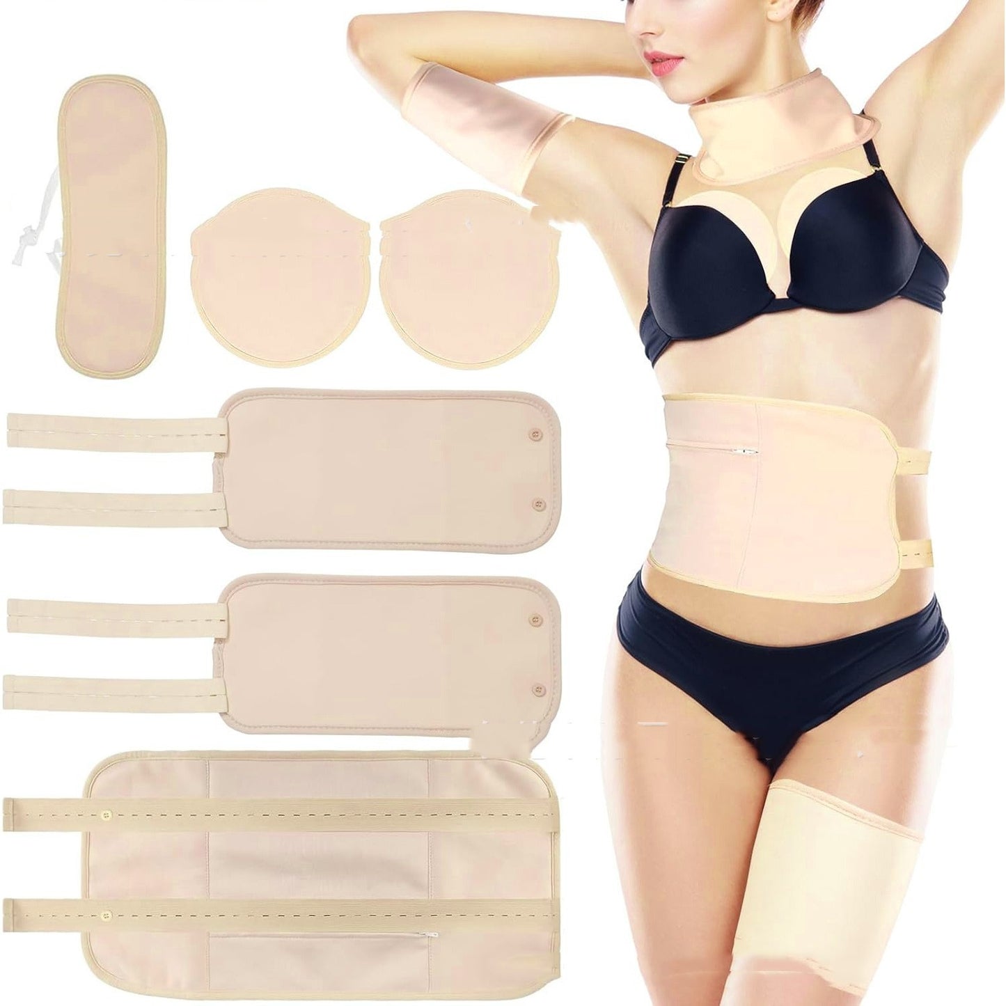 6 Pieces Reusable Soft Organic Cotton Suit