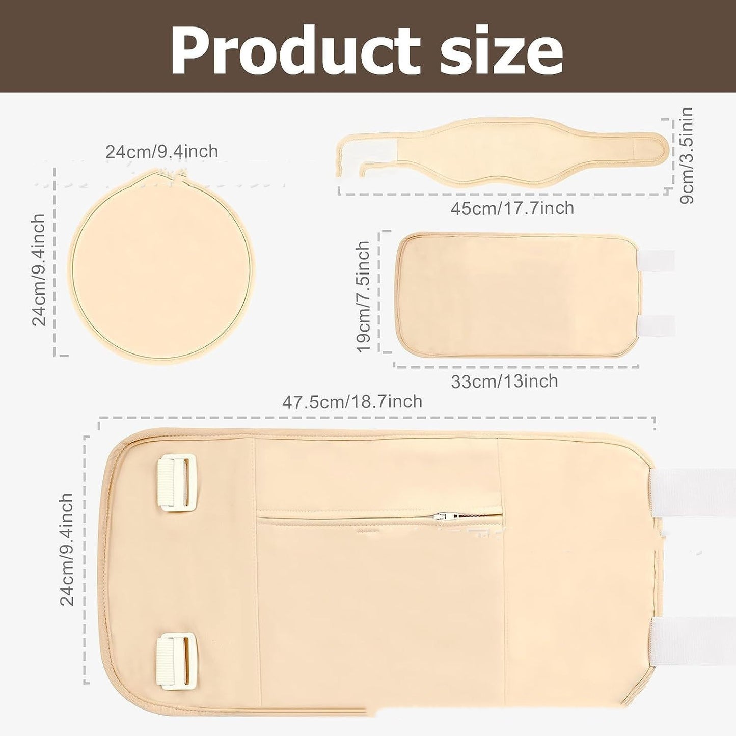 6 Pieces Reusable Soft Organic Cotton Suit