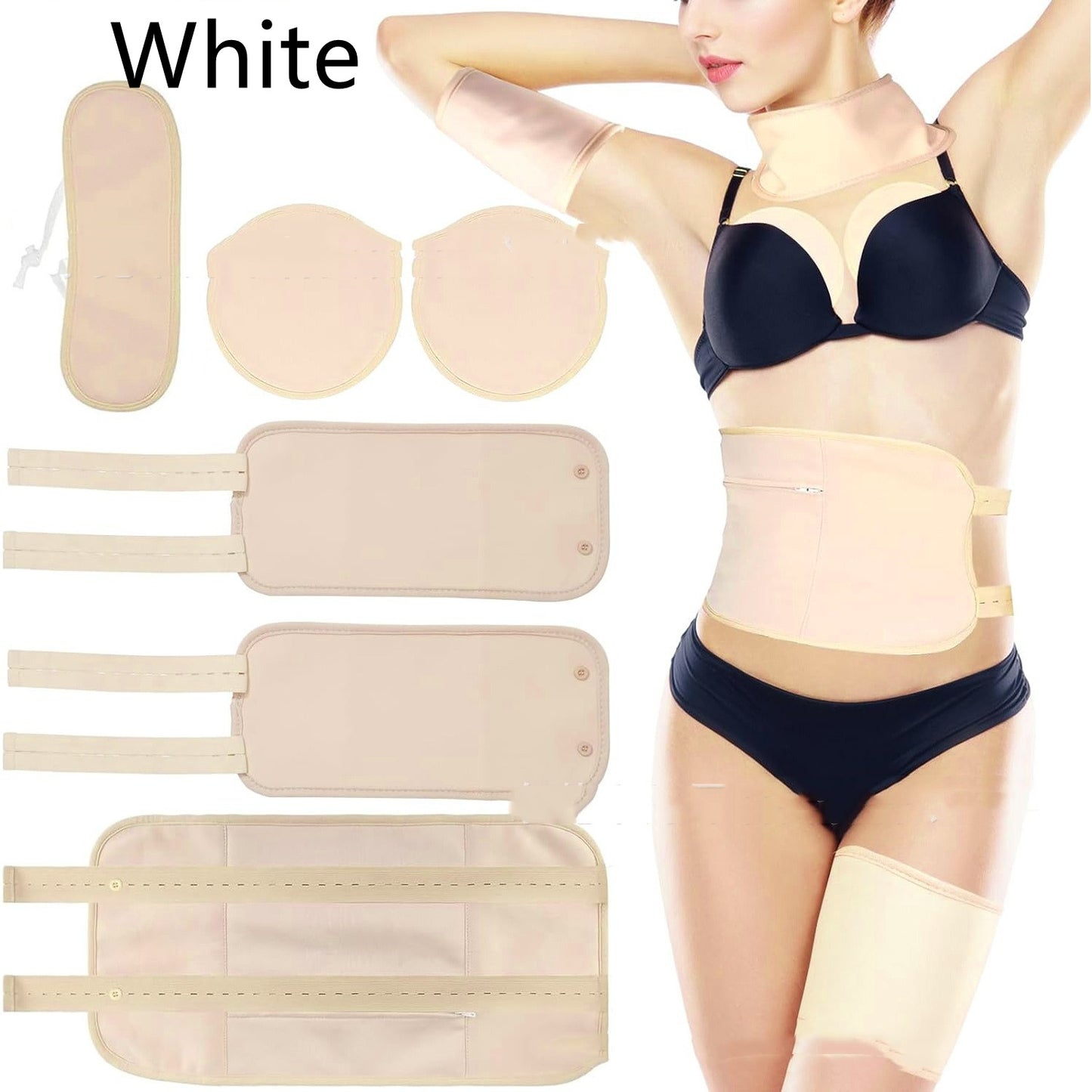 6 Pieces Reusable Soft Organic Cotton Suit